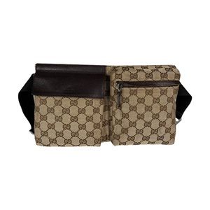 Gucci Monogram Crossbody Belt Waist Bag